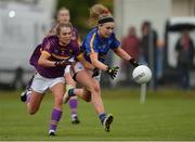 30 April 2017; Orla O'Dwyer of Tipperary in action against Sarah Harding-Kenny of Wexford during the Lidl Ladies Football National League Div 3 Final match between Tipperary and Wexford at the Clane Grounds in Kildare.  Photo by Piaras Ó Mídheach/Sportsfile