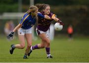 30 April 2017; Ellen O'Brien of Wexford in action against Elaine Kelly of Tipperary during the Lidl Ladies Football National League Div 3 Final match between Tipperary and Wexford at the Clane Grounds in Kildare.  Photo by Piaras Ó Mídheach/Sportsfile