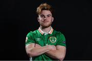30 April 2017; Aaron Connolly of Republic of Ireland  in attendance at Republic of Ireland U17 Squad Portraits and Feature Shots at the Maldron Hotel in Dublin. Photo by Sam Barnes/Sportsfile