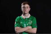 30 April 2017; Brandon Kavanagh of Republic of Ireland  in attendance at Republic of Ireland U17 Squad Portraits and Feature Shots at the Maldron Hotel in Dublin. Photo by Sam Barnes/Sportsfile