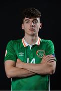 30 April 2017; Richard O'Farrell of Republic of Ireland  in attendance at Republic of Ireland U17 Squad Portraits and Feature Shots at the Maldron Hotel in Dublin. Photo by Sam Barnes/Sportsfile
