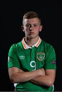 30 April 2017; Rowan Roache of Republic of Ireland  in attendance at Republic of Ireland U17 Squad Portraits and Feature Shots at the Maldron Hotel in Dublin. Photo by Sam Barnes/Sportsfile