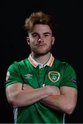 30 April 2017; Aaron Connolly of Republic of Ireland  in attendance at Republic of Ireland U17 Squad Portraits and Feature Shots at the Maldron Hotel in Dublin. Photo by Sam Barnes/Sportsfile