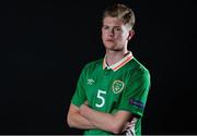 30 April 2017; Nathan Collins of Republic of Ireland  in attendance at Republic of Ireland U17 Squad Portraits and Feature Shots at the Maldron Hotel in Dublin. Photo by Sam Barnes/Sportsfile