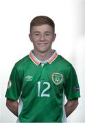 30 April 2017; Brandon Kavanagh of Republic of Ireland in attendance at Republic of Ireland U17 Squad Portraits and Feature Shots at the Maldron Hotel in Dublin. Photo by Sam Barnes/Sportsfile