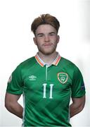 30 April 2017; Aaron Connolly of Republic of Ireland in attendance at Republic of Ireland U17 Squad Portraits and Feature Shots at the Maldron Hotel in Dublin. Photo by Sam Barnes/Sportsfile
