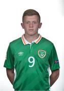 30 April 2017; Rowan Roache of Republic of Ireland in attendance at Republic of Ireland U17 Squad Portraits and Feature Shots at the Maldron Hotel in Dublin. Photo by Sam Barnes/Sportsfile