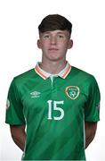30 April 2017; Joe Redmond of Republic of Ireland in attendance at Republic of Ireland U17 Squad Portraits and Feature Shots at the Maldron Hotel in Dublin. Photo by Sam Barnes/Sportsfile