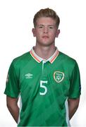 30 April 2017; Nathan Collins of Republic of Ireland in attendance at Republic of Ireland U17 Squad Portraits and Feature Shots at the Maldron Hotel in Dublin. Photo by Sam Barnes/Sportsfile