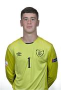 30 April 2017; Brian Maher of Republic of Ireland in attendance at Republic of Ireland U17 Squad Portraits and Feature Shots at the Maldron Hotel in Dublin. Photo by Sam Barnes/Sportsfile