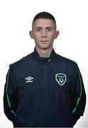 30 April 2017; Eóin Comerford, Performance Analyst, in attendance at Republic of Ireland U17 Squad Portraits and Feature Shots at the Maldron Hotel in Dublin. Photo by Sam Barnes/Sportsfile