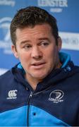 1 May 2017; Leinster scrum coach John Fogarty during a press conference at Leinster Rugby HQ in Belfield, UCD, Dublin. Photo by Piaras Ó Mídheach/Sportsfile