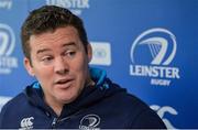 1 May 2017; Leinster scrum coach John Fogarty during a press conference at Leinster Rugby HQ in Belfield, UCD, Dublin. Photo by Piaras Ó Mídheach/Sportsfile