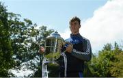 3 May 2017; Laois hurler Ross King with the Bob O'Keeffe Cup in attendance at the Leinster GAA Senior Hurling and Football Championships 2017 Launch in Pearse Museum, Dublin. Photo by Piaras Ó Mídheach/Sportsfile