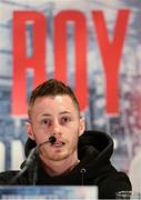 3 May 2017; Ryan Burnett during the Matchroom Boxing Press Conference ahead of his title fight with IBF World Bantamweight champion Lee Haskins at the SSE Arena in Belfast on June 10, in the Europa Hotel in Belfast, Antrim. Photo by Oliver McVeigh/Sportsfile