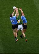 9 April 2017; Brian Fenton, 8, and Ciaran Kilkenny of Dublin in action against Jack Barry of Kerry during the Allianz Football League Division 1 Final match between Dublin and Kerry at Croke Park, in Dublin. Photo by Ray McManus/Sportsfile
