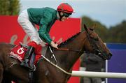 3 September 2011; Below Zero, with Fran Berry up, on the way to winning The www.thetote.com September Handicap. Horse Racing at Leopardstown, Leopardstown Race Course, Dublin. Picture credit: Ray McManus / SPORTSFILE