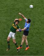 9 April 2017; David Moran of Kerry in action against Michael Darragh Macauley of Dublin during the Allianz Football League Division 1 Final match between Dublin and Kerry at Croke Park, in Dublin. Photo by Ray McManus/Sportsfile