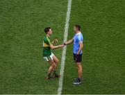 9 April 2017; Jack Savage of Kerry and James McCarthy of Dublin shake hands after the Allianz Football League Division 1 Final match between Dublin and Kerry at Croke Park, in Dublin. Photo by Ray McManus/Sportsfile