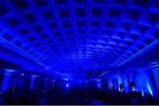 29 April 2017; A general view of the Leinster Rugby Awards Ball. The Awards, MC’d by Darragh Maloney, were a celebration of the 2016/17 Leinster Rugby season to date and over the course of the evening Leinster Rugby acknowledged the contributions of retirees Mike Ross, Eóin Reddan and Luke Fitzgerald as well as presenting Leinster Rugby caps to departees Bill Dardis, Hayden Triggs, Mike McCarthy, Zane Kirchner and Dominic Ryan. Former Leinster Rugby team doctor Professor Arthur Tanner was posthumously inducted into the Guinness Hall of Fame. Some of the Award winners on the night included; Gonzaga College (Deep River Rock School of the Year), David Hicks, De La Salle Palmerston (Beauchamps Contribution to Leinster Rugby Award), Clontarf FC (CityJet Senior Club of the Year), Coláiste Chill Mhantáin (Irish Independent Development School of the Year Award), Athy RFC (Bank of Ireland Junior Club of the Year). Professional award winners on the night included Laya Healthcare Young Player of the Year - Joey Carbery, Life Style Sports Supporters Player of the Year - Isa Nacewa, Canterbury Tackle of the Year – Isa Nacewa, Irish Independnet Try of the Year – Adam Byrne and Bank of Ireland Players’ Player of the Year – Luke McGrath. Clayton Hotel, Burlington Road, Dublin 4. Photo by Stephen McCarthy/Sportsfile