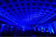 29 April 2017; A general view of the Leinster Rugby Awards Ball. The Awards, MC’d by Darragh Maloney, were a celebration of the 2016/17 Leinster Rugby season to date and over the course of the evening Leinster Rugby acknowledged the contributions of retirees Mike Ross, Eóin Reddan and Luke Fitzgerald as well as presenting Leinster Rugby caps to departees Bill Dardis, Hayden Triggs, Mike McCarthy, Zane Kirchner and Dominic Ryan. Former Leinster Rugby team doctor Professor Arthur Tanner was posthumously inducted into the Guinness Hall of Fame. Some of the Award winners on the night included; Gonzaga College (Deep River Rock School of the Year), David Hicks, De La Salle Palmerston (Beauchamps Contribution to Leinster Rugby Award), Clontarf FC (CityJet Senior Club of the Year), Coláiste Chill Mhantáin (Irish Independent Development School of the Year Award), Athy RFC (Bank of Ireland Junior Club of the Year). Professional award winners on the night included Laya Healthcare Young Player of the Year - Joey Carbery, Life Style Sports Supporters Player of the Year - Isa Nacewa, Canterbury Tackle of the Year – Isa Nacewa, Irish Independnet Try of the Year – Adam Byrne and Bank of Ireland Players’ Player of the Year – Luke McGrath. Clayton Hotel, Burlington Road, Dublin 4. Photo by Stephen McCarthy/Sportsfile