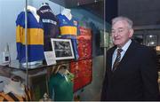 4 May 2017; Former Kilkenny player and manager Pat Henderson during the official opening of the GAA Museum &quot;Imreoir to Bainisteoir&quot; exhibition launch at the GAA Museum in Croke Park, Dublin. Photo by Matt Browne/Sportsfile
