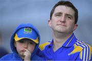 8 April 2017; Tipperary supporters watch the closing moments of the Allianz Football League Division 3 Final match between Louth and Tipperary at Croke Park in Dublin. Photo by Brendan Moran/Sportsfile