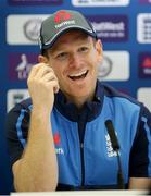 4 May 2017; Eóin Morgan the England cricket captain during a press conference at the Brightside Ground in Bristol, England. Photo by Matt Impey/Sportsfile