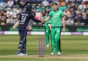 5 May 2017; Peter Chase of Ireland shakes hands with Jonny Bairstow of Englnd after the One Day International between England and Ireland at The Brightside Ground in Bristol, England. Photo by Matt Impey/Sportsfile