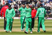 5 May 2017; Ireland captain William Porterfield leads his players off the field after the One Day International between England and Ireland at The Brightside Ground in Bristol, England. Photo by Matt Impey/Sportsfile