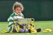 5 May 2017; Four year old Sheriff FC supporter Isabelle Hutch at the Aviva Community Day for Sheriff YC ahead of the FAI Junior Cup Final at the Aviva Stadium on the 13th May. As part of the build up to the Final, Aviva’s Junior Cup Ambassadors Richard Dunne and Alan Cawley visited the communities of Sheriff Street and Evergreen in Kilkenny. They were also encouraging all supporters to ‘Bring Your Boots’ as all supporters that attend the Final and bring their boots will be in with a chance to be one of ten lucky people take a penalty on the famous Aviva pitch at half time. For more information see www.bringyourboots.ie. Photo by Matt Browne/Sportsfile