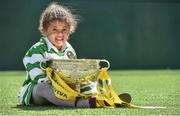 5 May 2017; Four year old Sheriff FC supporter Isabelle Hutch at the Aviva Community Day for Sheriff YC ahead of the FAI Junior Cup Final at the Aviva Stadium on the 13th May. As part of the build up to the Final, Aviva’s Junior Cup Ambassadors Richard Dunne and Alan Cawley visited the communities of Sheriff Street and Evergreen in Kilkenny. They were also encouraging all supporters to ‘Bring Your Boots’ as all supporters that attend the Final and bring their boots will be in with a chance to be one of ten lucky people take a penalty on the famous Aviva pitch at half time. For more information see www.bringyourboots.ie. Photo by Matt Browne/Sportsfile