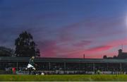 5 May 2017; Tim Clancy of Bray Wanderers takes a free kick during the SSE Airtricity League Premier Division game between Bray Wanderers and St. Patrick's Athletic at Carlisle Grounds in Bray, Co. Wicklow. Photo by David Maher/Sportsfile