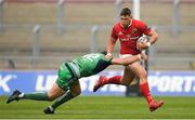 6 May 2017; Dan Goggin of Munster is tackled by Craig Ronaldson of Connacht during the Guinness PRO12 Round 22 match between Munster and Connacht at Thomond Park, in Limerick. Photo by Brendan Moran/Sportsfile