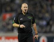 30 October 2011; Gearoid McGrath, referee. Dublin County Senior Huling Championship Final, Ballyboden St Enda's v O'Toole's, Parnell Park, Dublin. Picture credit: Brian Lawless / SPORTSFILE
