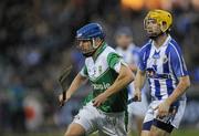 30 October 2011; Michael Cunningham, O'Toole's, in action against Conor McCormack, Ballyboden St. Enda's. Dublin County Senior Huling Championship Final, Ballyboden St Enda's v O'Toole's, Parnell Park, Dublin. Picture credit: Brian Lawless / SPORTSFILE