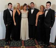 5 November 2011; 2011 Camogie All-Star nominee Michaela Morkan, from Offaly, third from left, with family, from left, Mark, Debbie, Donal, Martha and Donal at the 2011 Camogie All-Stars in association with O’Neills. Citywest Hotel, Saggart, Co. Dublin. Picture credit: Stephen McCarthy / SPORTSFILE