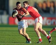 6 November 2011; Alan Brogan, St Oliver Plunkett's Eoghan Rua, in action against John O'Loughlin, St Brigid's. Dublin County Senior Football Championship Final, St Oliver Plunkett's Eoghan Rua v St Brigid's, Parnell Park, Dublin. Photo by Sportsfile