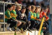 6 November 2011; A group of young Gort supporters during the game. Galway County Senior Hurling Championship Final, Gort v Clarinbridge, Pearse Stadium, Galway. Picture credit: Diarmuid Greene / SPORTSFILE