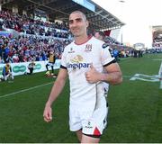 6 May 2017; Ruan Pienaar of Ulster during a lap of honour after his farwell game for Ulster in the Guinness PRO12 Round 22 match between Ulster and Leinster at Kingspan Stadium in Belfast. Photo by Oliver McVeigh/Sportsfile