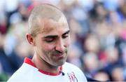 6 May 2017; Ulster's Ruan Pienaar following the Guinness PRO12 Round 22 match between Ulster and Leinster at Kingspan Stadium in Belfast. Photo by Ramsey Cardy/Sportsfile