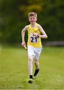 6 May 2017; Eóin Cooney, from Clonmany, Co Donegal, competes in the U14 Mixed Distance Relays at the Aldi Community Games May Festival 2017 at National Sports Campus, in Abbotstown, Dublin.  Photo by Cody Glenn/Sportsfile