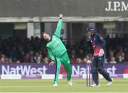 7 May 2017; George Dockrell of Ireland bowling during the One Day International between England and Ireland at Lord's, London, England. Photo by Matt Impey/Sportsfile