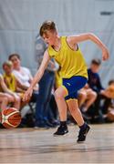 6 May 2017;  Kevin Lovett of St Patrick's, Co Cavan, competing in the U13 and O10 mixed Basketball during the Aldi Community Games May Festival 2017 at National Sports Campus, in Abbotstown, Dublin. Photo by Sam Barnes/Sportsfile