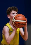 6 May 2017;  Darragh Lovett of St Patrick's, Co Cavan, competing in the U13 and O10 mixed Basketball during the Aldi Community Games May Festival 2017 at National Sports Campus, in Abbotstown, Dublin. Photo by Sam Barnes/Sportsfile