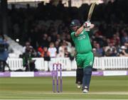 7 May 2017; Paul Stirling of Ireland  edges the ball and is out during the One Day International between England and Ireland at Lord's, London, England. Photo by Matt Impey/Sportsfile