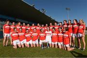 7 May 2017; The Cork team celebrate after the Lidl Ladies Football National League Div 1 Final match between Cork and Donegal at Parnell Park, Dublin. Photo by David Maher/Sportsfile