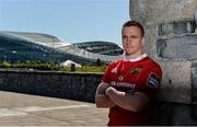 8 May 2017; Rory Scannell of Munster in attendance at a Guinness PRO12 Semi-Final Press Event on Bath Avenue in Dublin. Photo by Piaras Ó Mídheach/Sportsfile