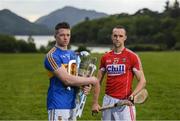 8 May 2017; Padraic Maher, left, of Tipperary and Stephen McDonnell of Cork in attendance during the Munster GAA Senior Football & Hurling Championships 2017 launch at Muckross House in Killarney, Co. Kerry. Photo by Brendan Moran/Sportsfile