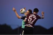 8 May 2017; Ronan Curtis of Derry City in action against Stephen Folan of Galway United during the SSE Airtricity League Premier Division match between Galway United and Derry City FC at Eamonn Deacy Park in Galway. Photo by David Maher/Sportsfile
